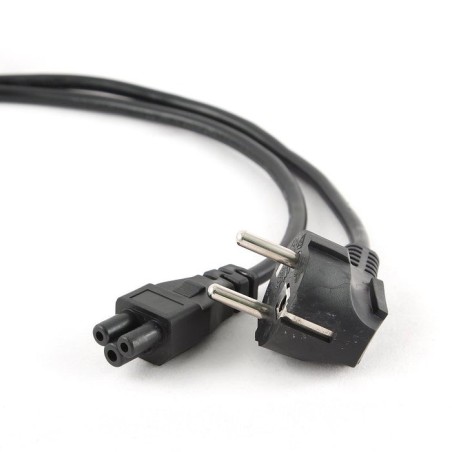 Gembird cable alimentacion c5 trebol 220v 1.80m negro pc-186-ml12