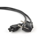 Gembird cable alimentacion c5 trebol 220v 1.80m negro pc-186-ml12