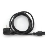Gembird cable alimentacion c5 trebol 220v 1.80m negro pc-186-ml12
