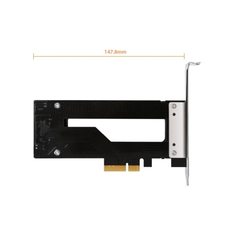 Marco extraíble icy dock m.2 nvme ssd a ranura pcie 3.0 x4