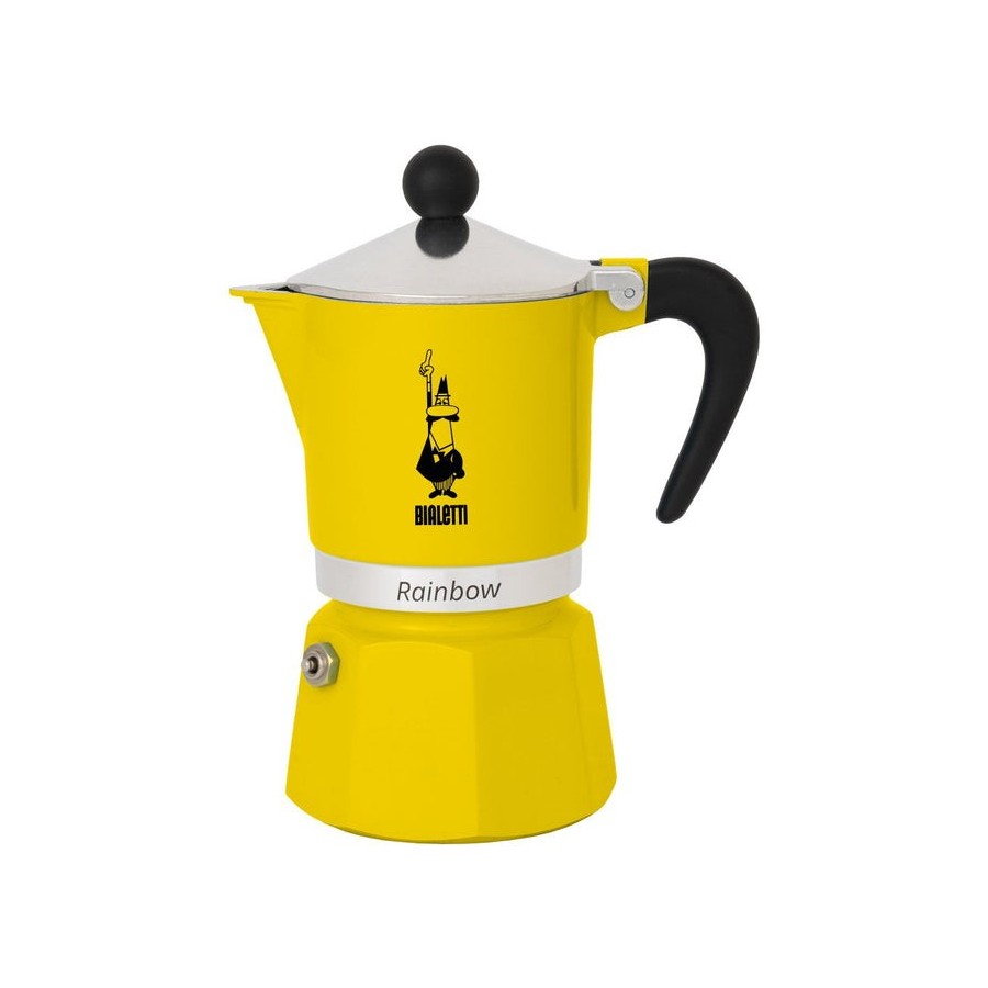Cafetera bialetti rainbow 6tz amarillo