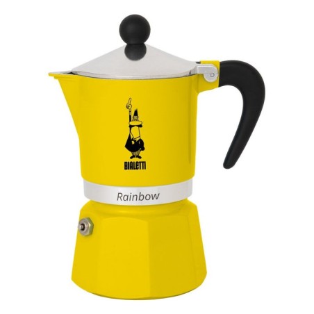 Cafetera bialetti rainbow 6tz amarillo
