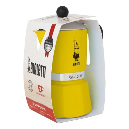 Cafetera bialetti rainbow 6tz amarillo