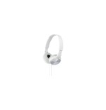 Auriculares sony mdrzx310apw con micrófono jack 3.5 blancos