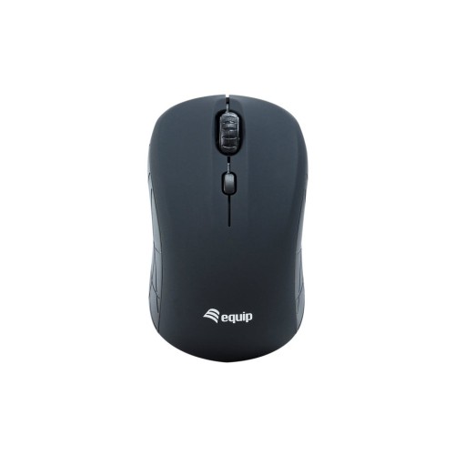 Equip  ratón óptico inalámbrico, mini negro