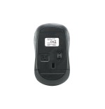 Equip  ratón óptico inalámbrico, mini negro