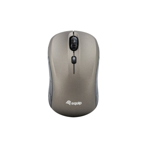 Equip ratón óptico inalámbrico, mini gris