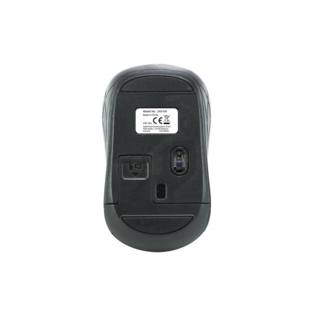 Equip ratón óptico inalámbrico, mini gris