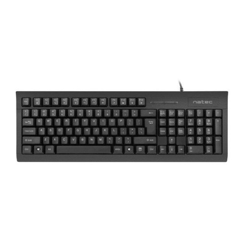 Teclado (ingles) natec con lector de tarjetas de identificación diseño moray ee. uu.