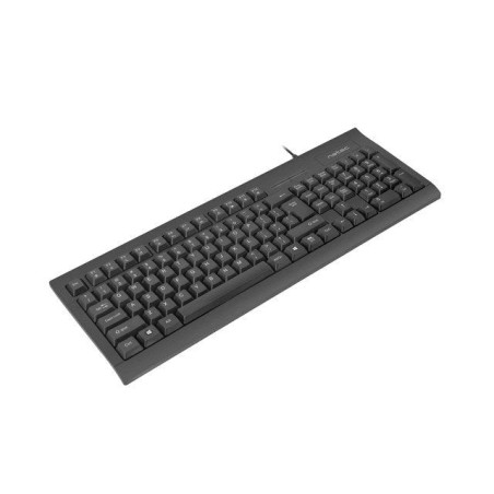 Teclado (ingles) natec con lector de tarjetas de identificación diseño moray ee. uu.