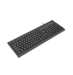 Teclado (ingles) natec con lector de tarjetas de identificación diseño moray ee. uu.