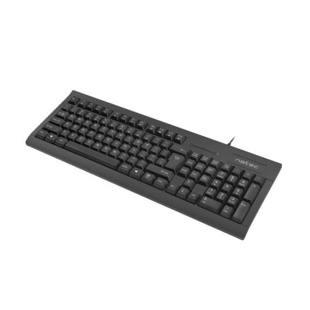 Teclado (ingles) natec con lector de tarjetas de identificación diseño moray ee. uu.