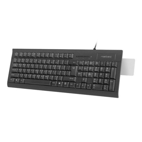 Teclado (ingles) natec con lector de tarjetas de identificación diseño moray ee. uu.