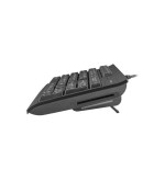 Teclado (ingles) natec con lector de tarjetas de identificación diseño moray ee. uu.