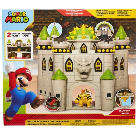 Playset castillo bowser deluxe mario bros