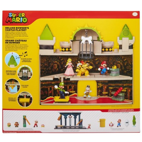 Playset castillo bowser deluxe mario bros