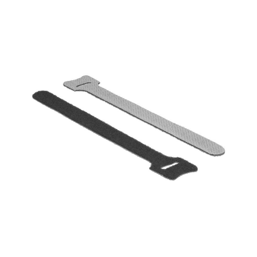 Delock 18686 velcro negro 10 pieza(s)
