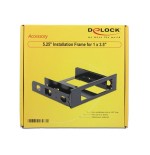 Delock marco de instalación delock 1x 3.5 "para 5.25" alu black