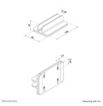 Soporte vertical newstar hasta 17 "max 5kg, plata