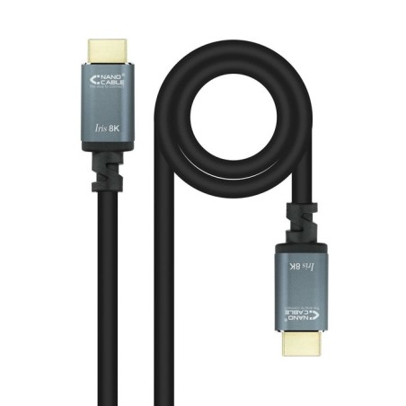 Nanocable cable hdmi 2.1 iris 8k macho a hdmi 2.1 iris 8k macho 2m - negro