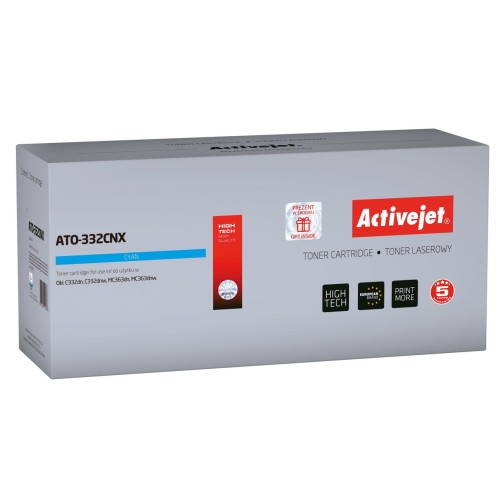 Activejet ato-332cnx (reemplazo oki 46508711 supreme 3500 páginas azul)