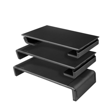 Elevador monitor logilink, 420-520mm, plegable, negro