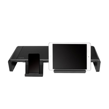 Elevador monitor logilink, 420-520mm, plegable, negro