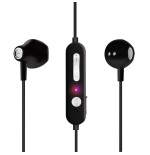 Logilink auriculares in-ear estéreo bluetooth, bt v5.0, negro