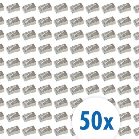 Logilink modular plug cat.6 stp rj45, 50uds set