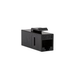 Acoplamiento keystone logilink 2x rj45 utp, cat.5e, negro