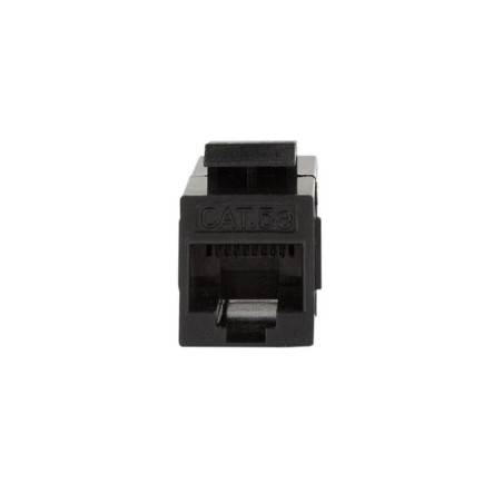 Acoplamiento keystone logilink 2x rj45 utp, cat.5e, negro