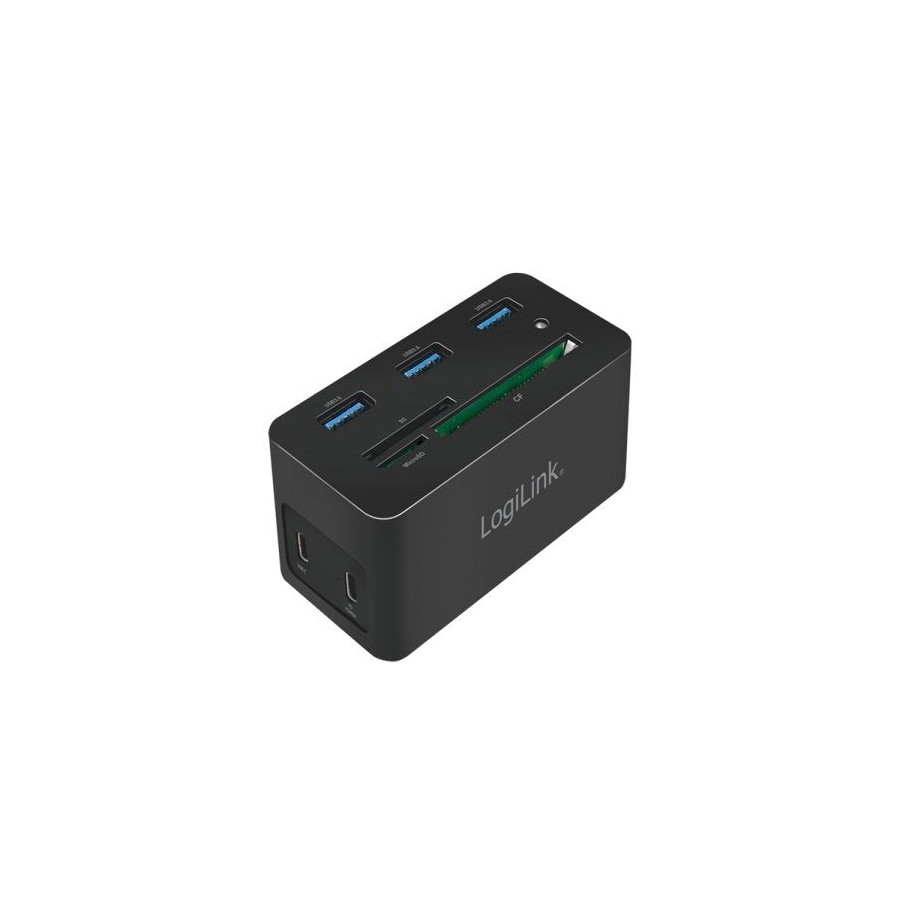 Logilink docking usb 3.2 (g1) hdmi, 10 puertos, pd4, negro