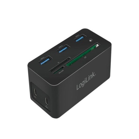 Logilink docking usb 3.2 (g1) hdmi, 10 puertos, pd4, negro