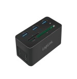 Logilink docking usb 3.2 (g1) hdmi, 10 puertos, pd4, negro