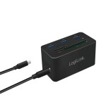 Logilink docking usb 3.2 (g1) hdmi, 10 puertos, pd4, negro