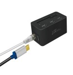 Logilink docking usb 3.2 (g1) hdmi, 10 puertos, pd4, negro