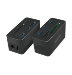 Logilink docking usb 3.2 (g1) hdmi, 10 puertos, pd4, negro