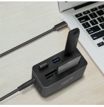 Logilink docking usb 3.2 (g1) hdmi, 10 puertos, pd4, negro