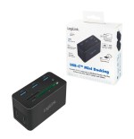 Logilink docking usb 3.2 (g1) hdmi, 10 puertos, pd4, negro