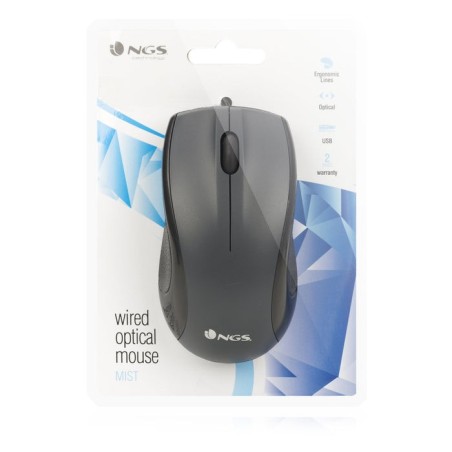 Ratón ngs black mist hasta 800 dpi