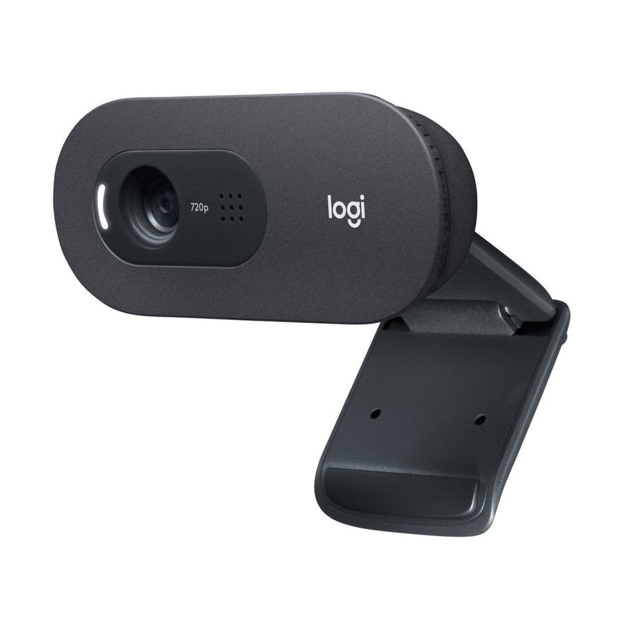 Logitech webcam hd c505 negra 720p/30fps/micro largo alcance/usb-a 960-001364