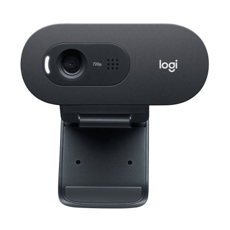Logitech webcam hd c505 negra 720p/30fps/micro largo alcance/usb-a 960-001364