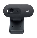 Logitech webcam hd c505 negra 720p/30fps/micro largo alcance/usb-a 960-001364