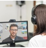 Logitech webcam hd c505 negra 720p/30fps/micro largo alcance/usb-a 960-001364