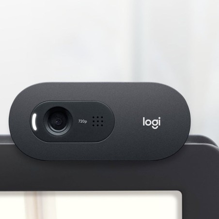 Logitech webcam hd c505 negra 720p/30fps/micro largo alcance/usb-a 960-001364