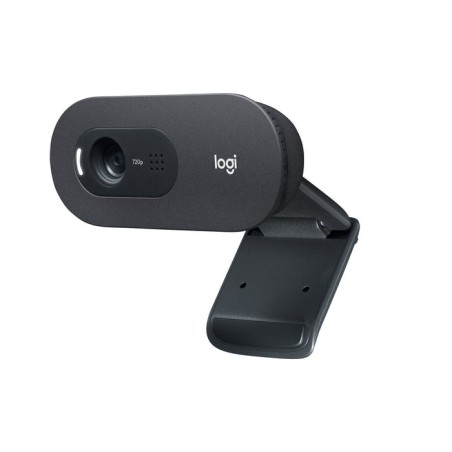 Logitech webcam hd c505 negra 720p/30fps/micro largo alcance/usb-a 960-001364