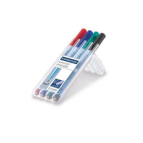 Staedtler rotuladores lumocolor correct f 4st