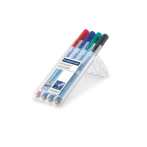 Staedtler rotuladores lumocolor correct m 4st