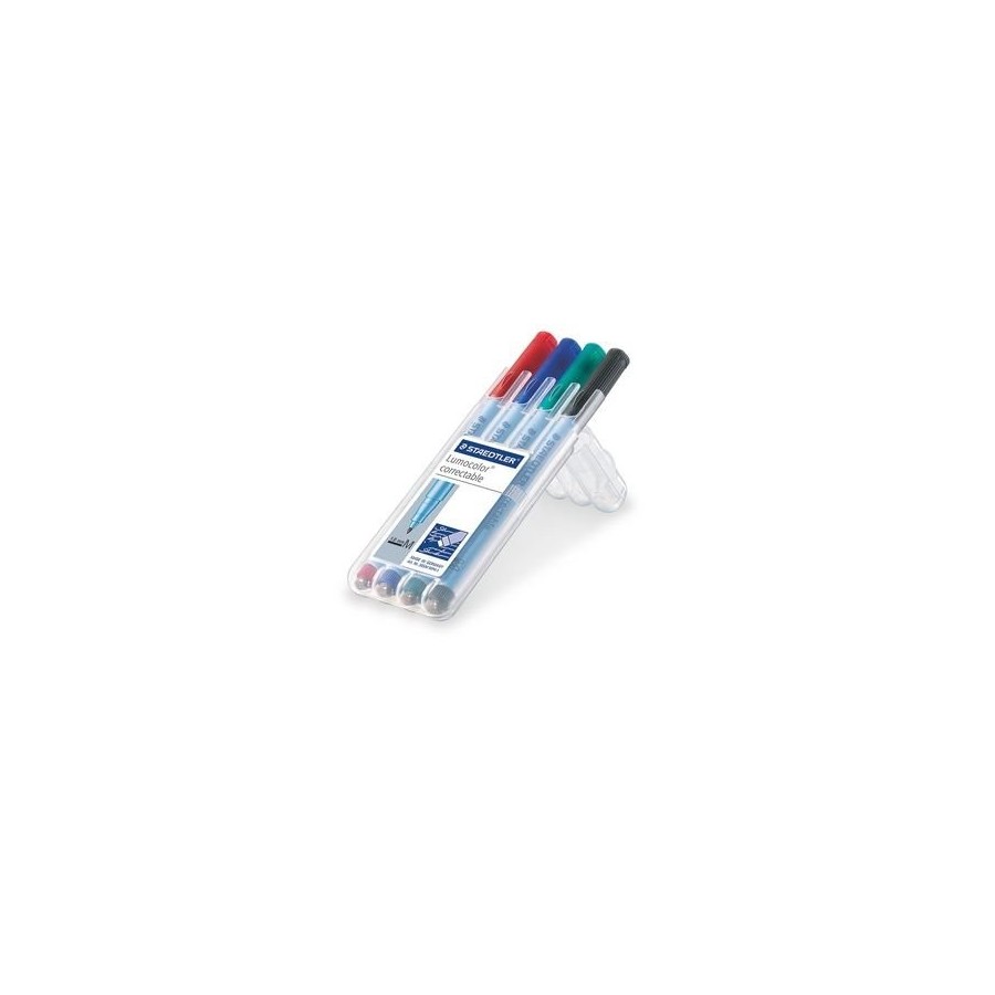 Staedtler rotuladores lumocolor correct m 4st