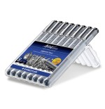Staedtler pigment liner 308 rotulador de punta fina negro 8 pieza(s)